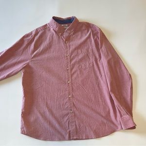 Crown & Ivy Men’s Red Casual Button Down XL